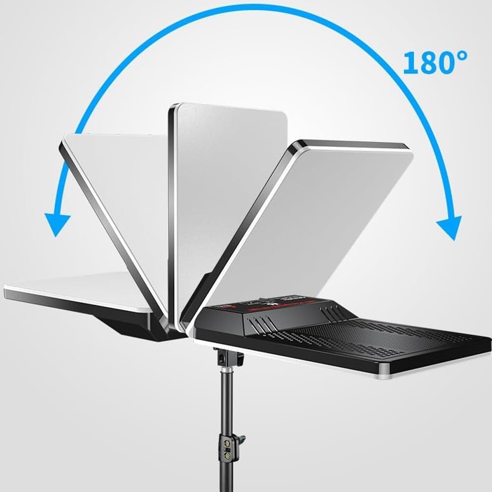 ADZOY Premium Super Bright Touch Key Enabled PL-48 Led Panel 60W Light with 7 Feet Adjustable Metal Tripod, Super Clamp and Collar Lapel Microphone for Video Photo Studio Lighting