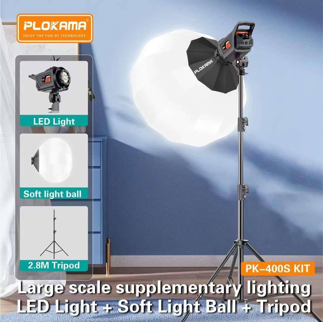 ADZOY 300W Sun Lamp Photography LED Video Light Remote Control for Live Streaming Photo Video Recording Daylight-Balanced (300W Sun Lamp LED Light+2.8 Meter Stand)