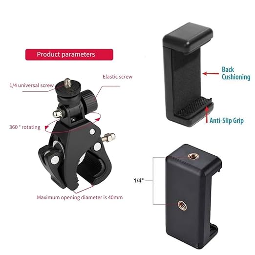 ADZOY Premium Upto 24 Inch LED Photography Bi-Colors Panel Light Kit with Adjustable Tripod, Phone Clamp & Mounting Bracket for YouTube | Makeup | Live Streaming | Video & Vlogging