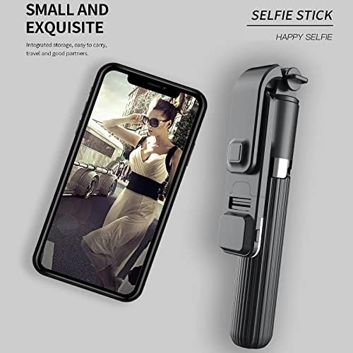 ADZOY Q07 Bluetooth Integrated Selfie Stick with Light and Bluetooth Remote Control