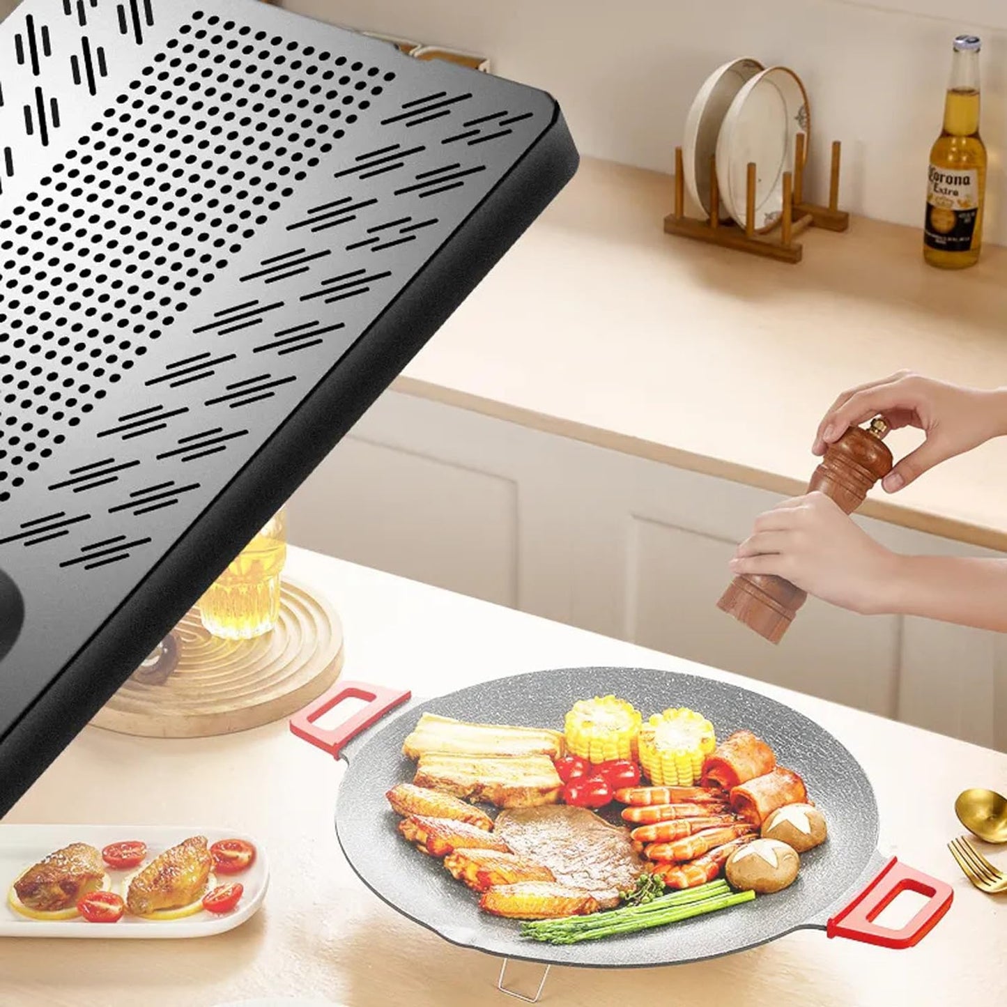 ADZOY Premium Super Bright Touch Key Enabled PL-48 Led Panel 60W Light with 7 Feet Adjustable Metal Tripod, Super Clamp and Collar Lapel Microphone for Video Photo Studio Lighting