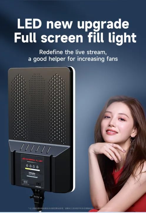 ADZOY (Pack 2) L 3560 Touch Pad Key Professional Super Bright LED Bi-Colors Panel Light (35cm x 60 cm) Upto 28 Inch, Camera LED Video Soft Light Panel Flash (Black)