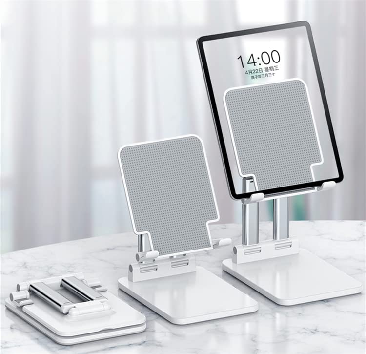 ADZOY "Grade-A Quality AD-001 Dual Support Desktop Mobile Phone, E-Book Reader, Mobile Holder, Adjustable & Foldable Aluminium Mobile Stand