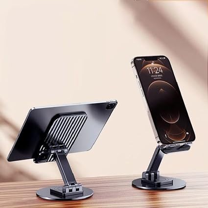 ADZOY Multifunctional Desktop Mobile Holding Stand with 360° Rotational Base Mobile Holder