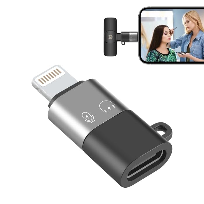 ADZOY USB C Female to Lightning Male Adapter OTG for Data