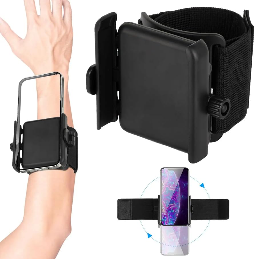 ADZOY Sports Wristband Phone Holder Mount Armband for Running Hiking Cycling Driving, Cell Phone Accessories | Mounts & Holders