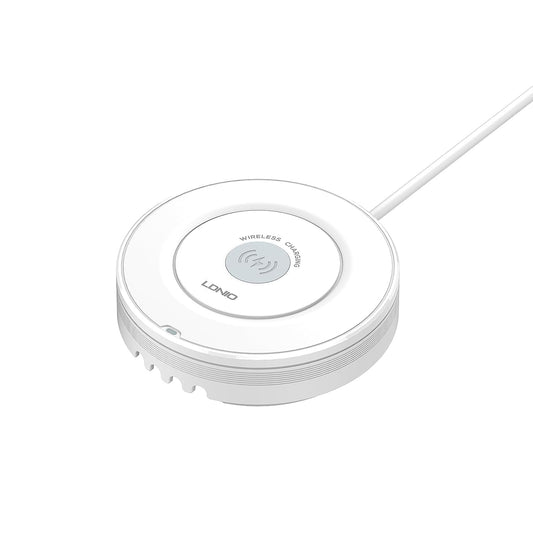ADZOY 32W Desktop Wireless Charging Station - 5 in 1 Multiport Fast Charger with 15W Wireless + 4 USB Ultimate Solution for All Your Charging Needs - Compact and Portable Design