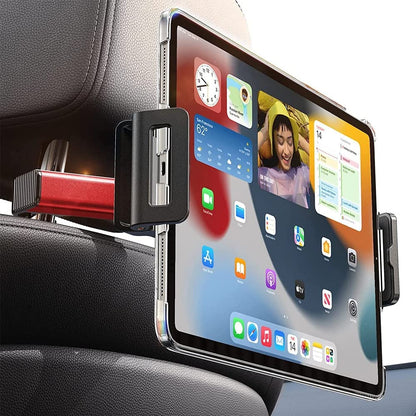 ADZOY Car Tablet Holder, Headrest Tablet Mount Headrest Stand Cradle Compatible with Devices Such as iPad Pro Air Mini, Galaxy Tabs, Other 4.7-14" Cell Phones and Tablets