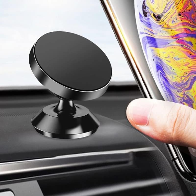 ADZOY Magnetic Phone Mount, [Super Strong Magnet] [with 3 Metal Plate] Car Magnetic Phone Holder, [360° Rotation] Universal Dashboard Car Mount Fits iPhone Samsung Etc Most Smartphones