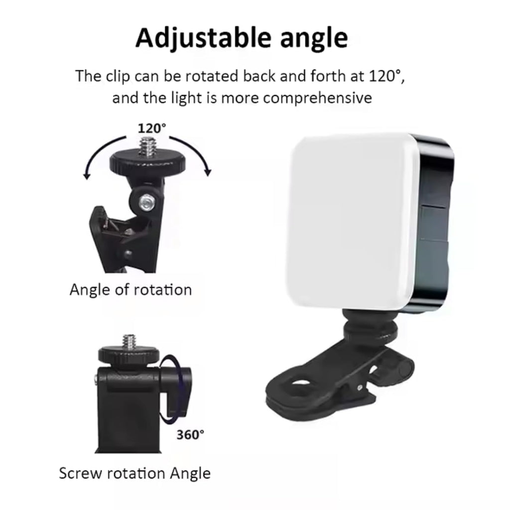 ADZOY Mini RGB Rechargeable Led Selfie Video Light