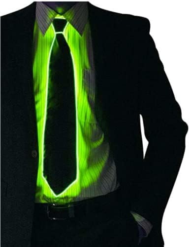 ADZOY LED Tie, Light Up Tie Light Up Neck Ties Man Light Up Fanny Ties Novelty Necktie For Men LED Light Up Ties