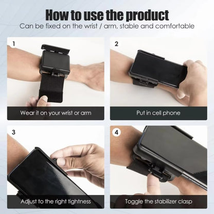 ADZOY Sports Wristband Phone Holder Mount Armband for Running Hiking Cycling Driving, Cell Phone Accessories | Mounts & Holders