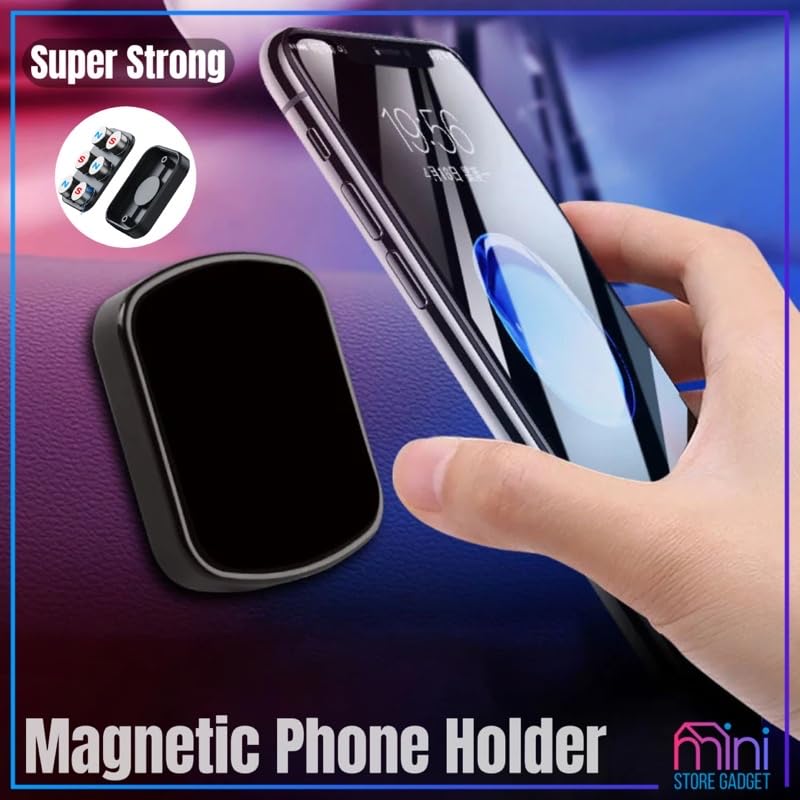 ADZOY Motorcycle and Car Super Strong Magnetic Phone Holder Holder Magnet Wall Mobile Phone Holder (Pack of 2)