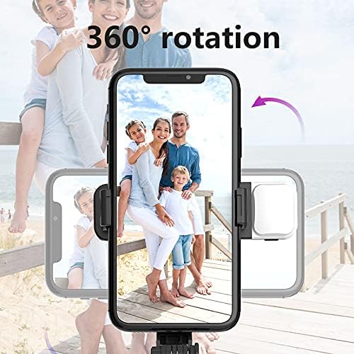 ADZOY Q07 Bluetooth Integrated Selfie Stick with Light and Bluetooth Remote Control