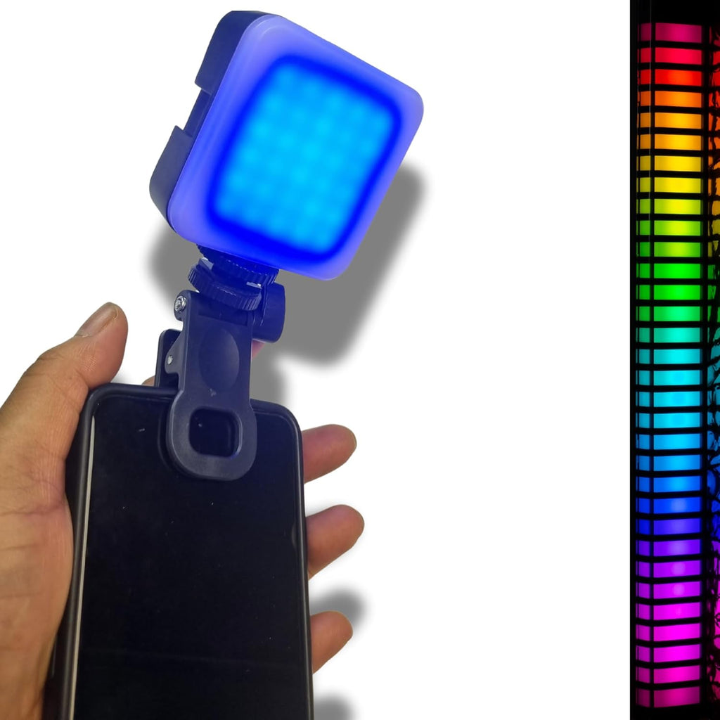 ADZOY Mini RGB Rechargeable Led Selfie Video Light
