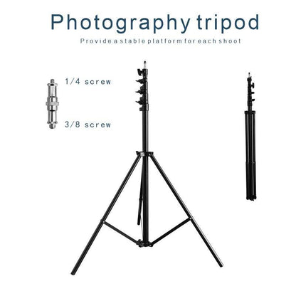 7 Feet Adjustable Metal Tripod