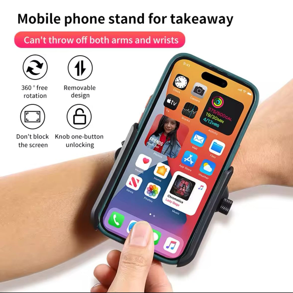 ADZOY Sports Wristband Phone Holder Mount Armband for Running Hiking Cycling Driving, Cell Phone Accessories | Mounts & Holders
