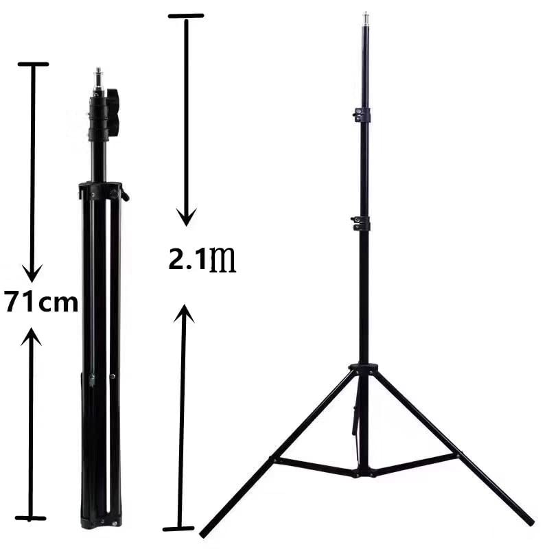 ADZOY 19'' LED Video Bi-Colors Photography Lighting Kit with Remote, Super Clamp and Stable Tripod