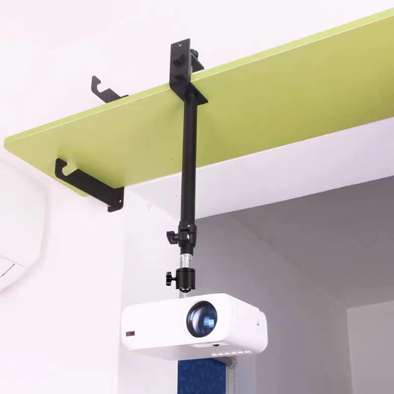 ADZOY  MT49 Projector Desk Mount Stand Table Stand Table Tripod 360°Swivel Ball Head for Mini Smartphone,Projector,Camera, Webcam, Camera, Ring Light, Streaming, Photo Video Shooting