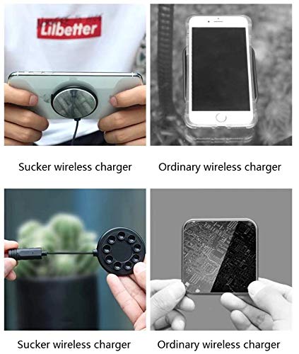 ADZOY Sucker with Gamers Mobile Phone 10W Qi Wireless Charger for Huawei iPhone Samsung Car Styling