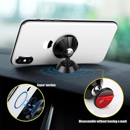 ADZOY Pack 2 Megnet 360° Rotation Car Phone Holder Mount Aluminum Alloy with 1PC 120W Retractable Car Charger - 4 in 1 Fast Car Phone Charger