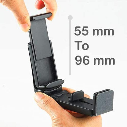 ADZOY Tabletop Premium Universal Mobile Stand Holder for Video Recording, Video Call, Airplane, Flight & Train Food Tray Phone Mount, Office Desk Phone Holder, Desktop Phone clamp