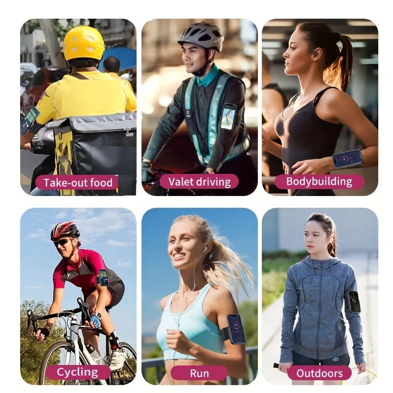 ADZOY Sports Wristband Phone Holder Mount Armband for Running Hiking Cycling Driving, Cell Phone Accessories | Mounts & Holders