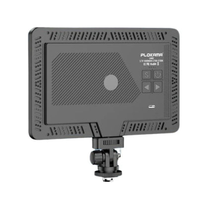 ADZOY Rechargeble 9inch LED Video Light Panel 2700K-6500K Photo Studio Lamp and C Desk Mount Stand, Phone Cross Arm (Rechargebe Panel Lamp+C Desk Mount Stand+Cross Arm)