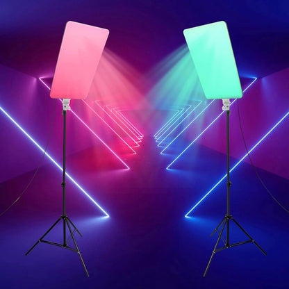 ADZOY 24 Inch RGB LED Video Light Panel Light Portable Studio Lights for Photoshoot Lighting for Video Recording(ONLY 24INCH Light)