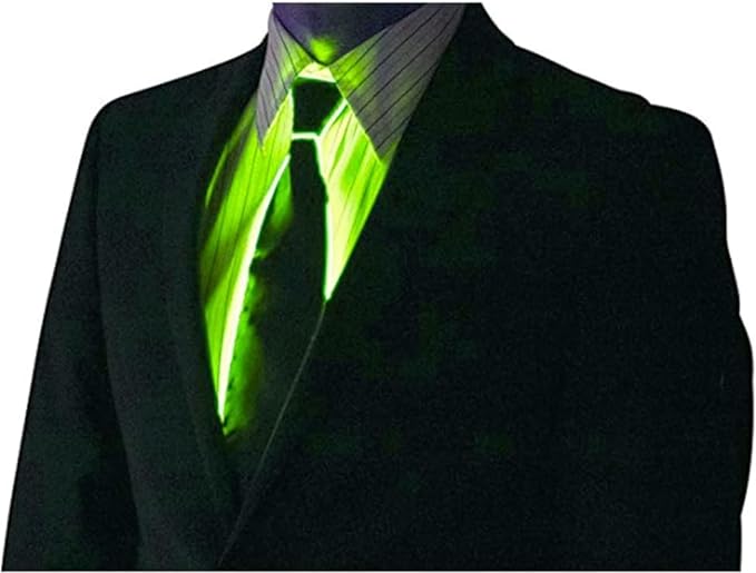 ADZOY LED Tie, Light Up Tie Light Up Neck Ties Man Light Up Fanny Ties Novelty Necktie For Men LED Light Up Ties