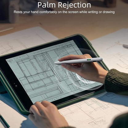 ADZOY P2 Display iPad Pencil, Stylus Pen with Real-Time Led Power, Pencil for iPad 6/7/8/9/10gen, Air 3/4/5/6(M2), Pro 11"/12.9"(M4), Mini 5/6/7, Stylus for 2018 & Later