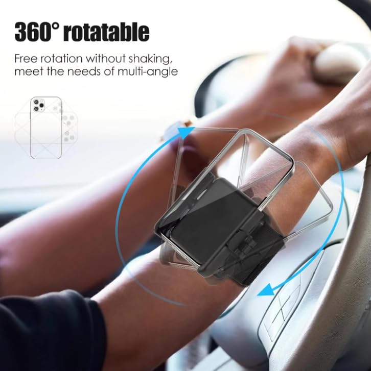 ADZOY Sports Wristband Phone Holder Mount Armband for Running Hiking Cycling Driving, Cell Phone Accessories | Mounts & Holders