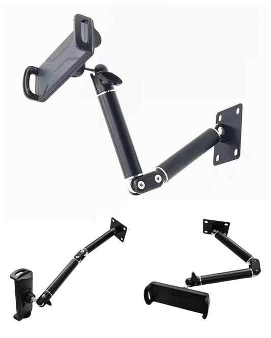 ADZOY Magic Arm Wall Mount Holder IPAD Tablet Aluminum Alloy Mobile Phone Holder for 4-13 inch Devices